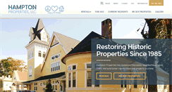 Desktop Screenshot of hamptonpropertiesllc.com